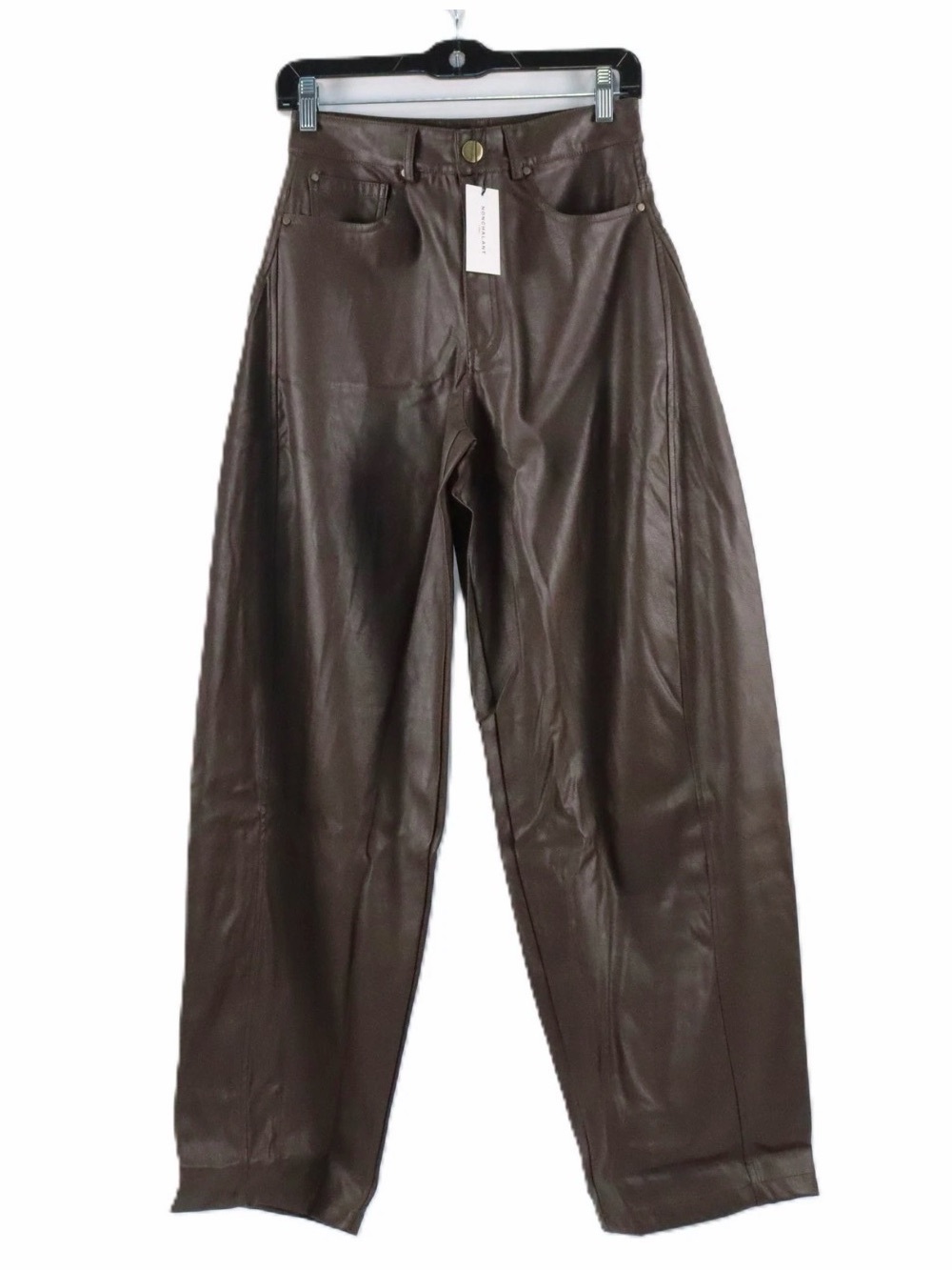 Women’s Lennon Pant in Brown Nonchalant Label - Picture 2 of 15